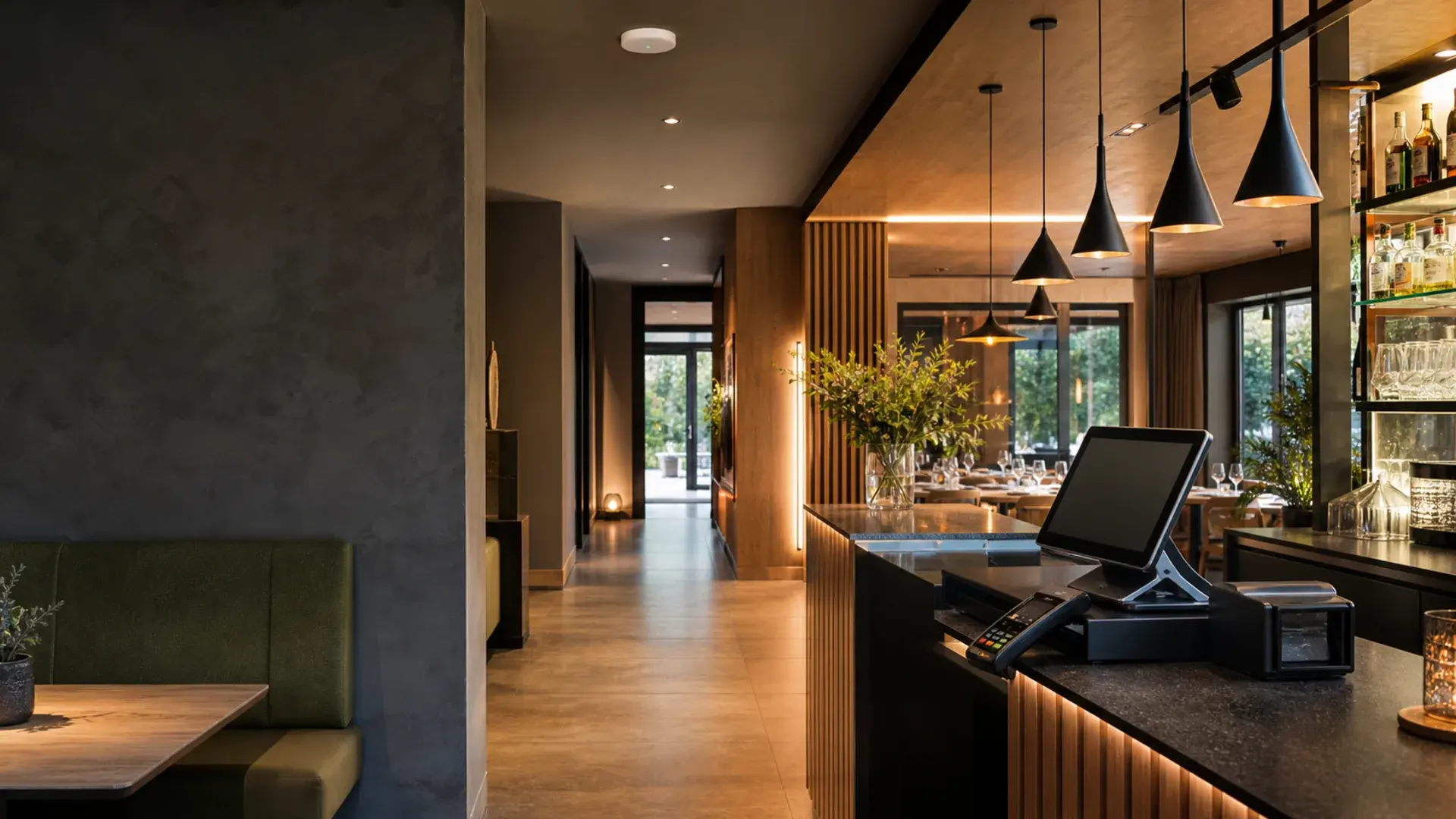 Point-of-sale terminal and professional Wi-Fi in hospitality
